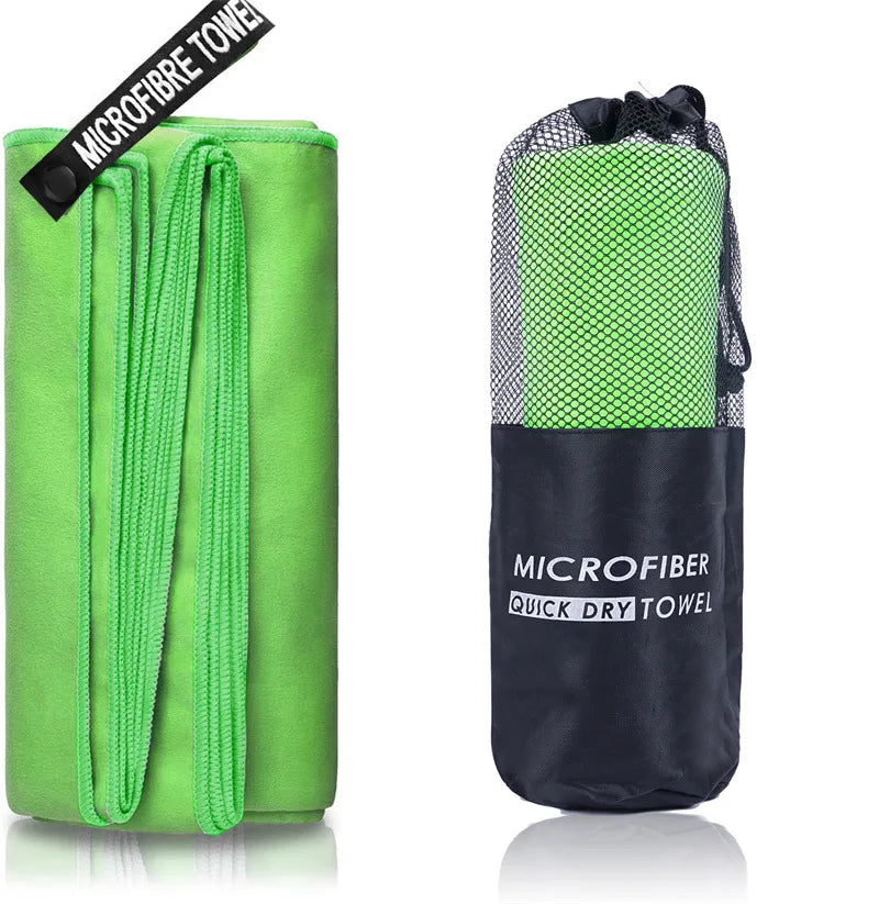 serviettes microfibre vert